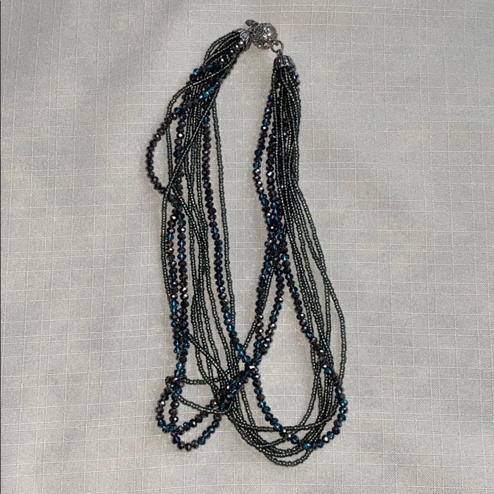 Beaded layer necklace